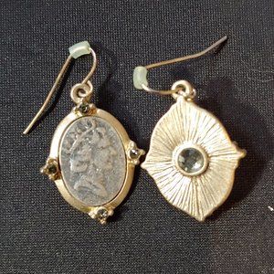 Queen Elizabeth "Coin" Earrings
